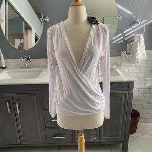 Bobeau Nordstrom wrap top XS NWT